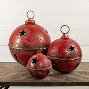 8.5" Red Star Sleigh Bell