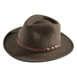 Alan Paine Richmond Mens Felt Hat - Brown