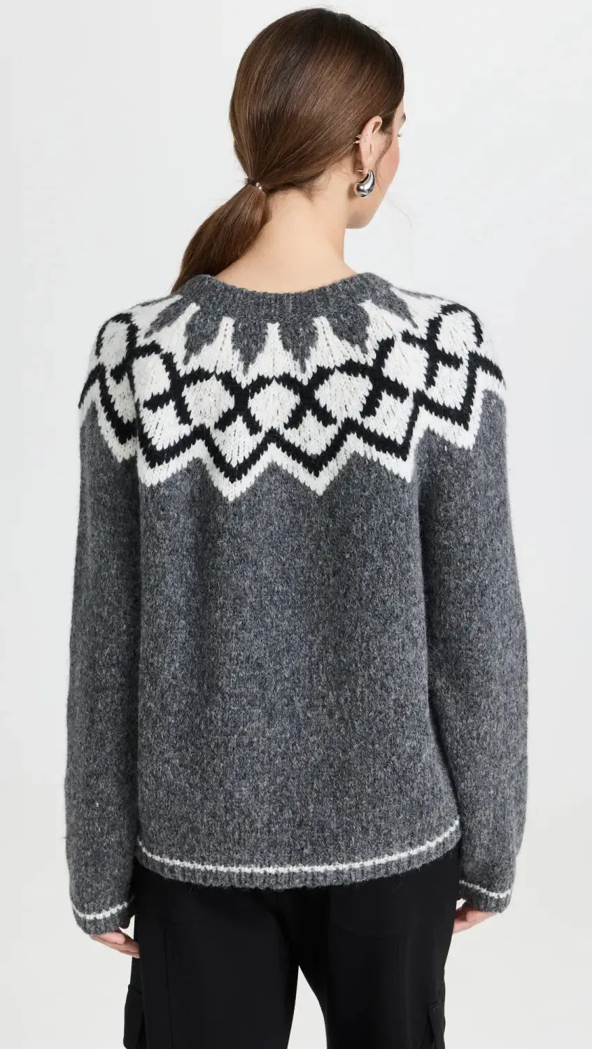 Alexa Heather Grey Sweater