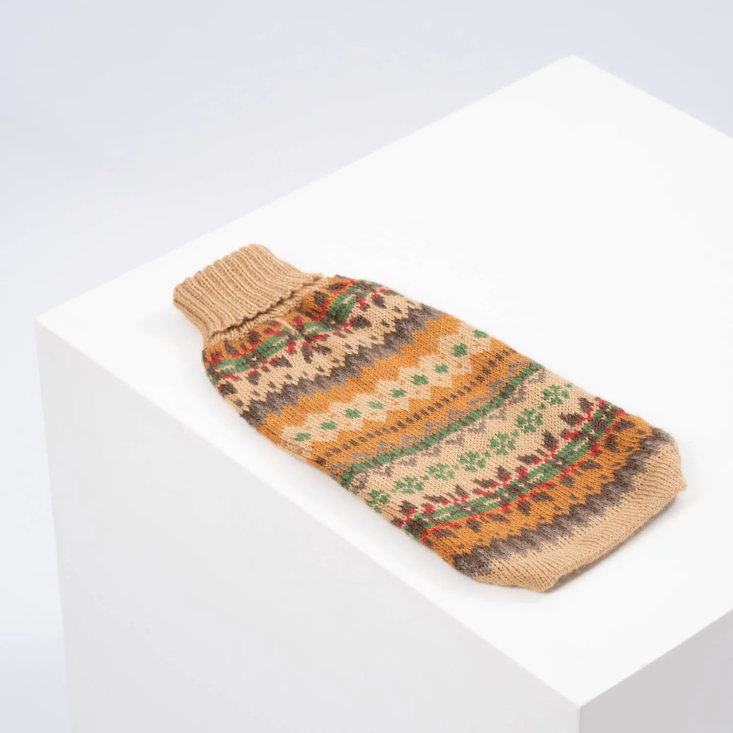 Alqo Wasi | Fair Isle Finn - Peruvian Alpaca Dog Jumper