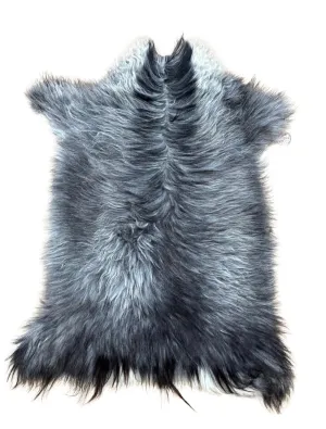 Angora Goat Hide - Gray