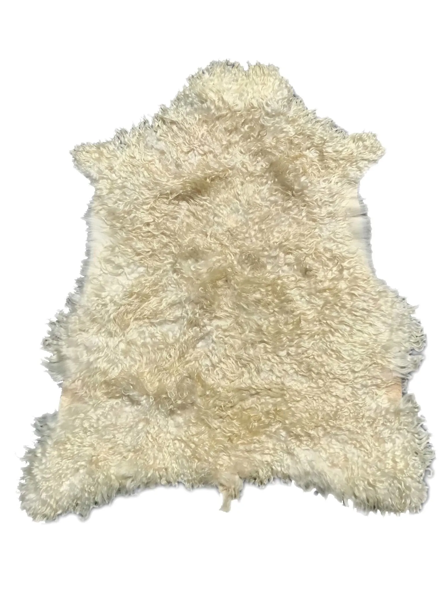 Angora Goat Hide - White