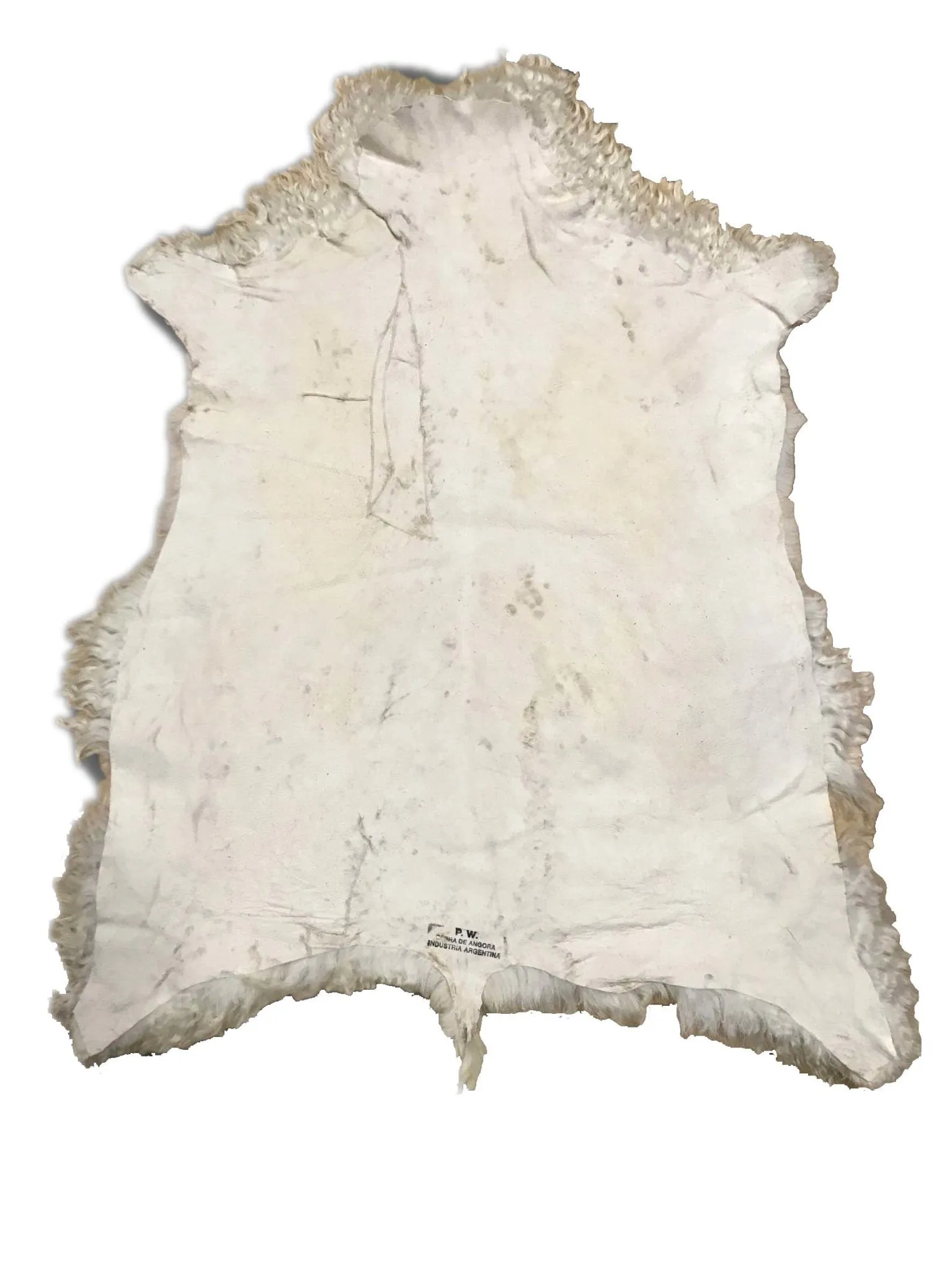 Angora Goat Hide - White