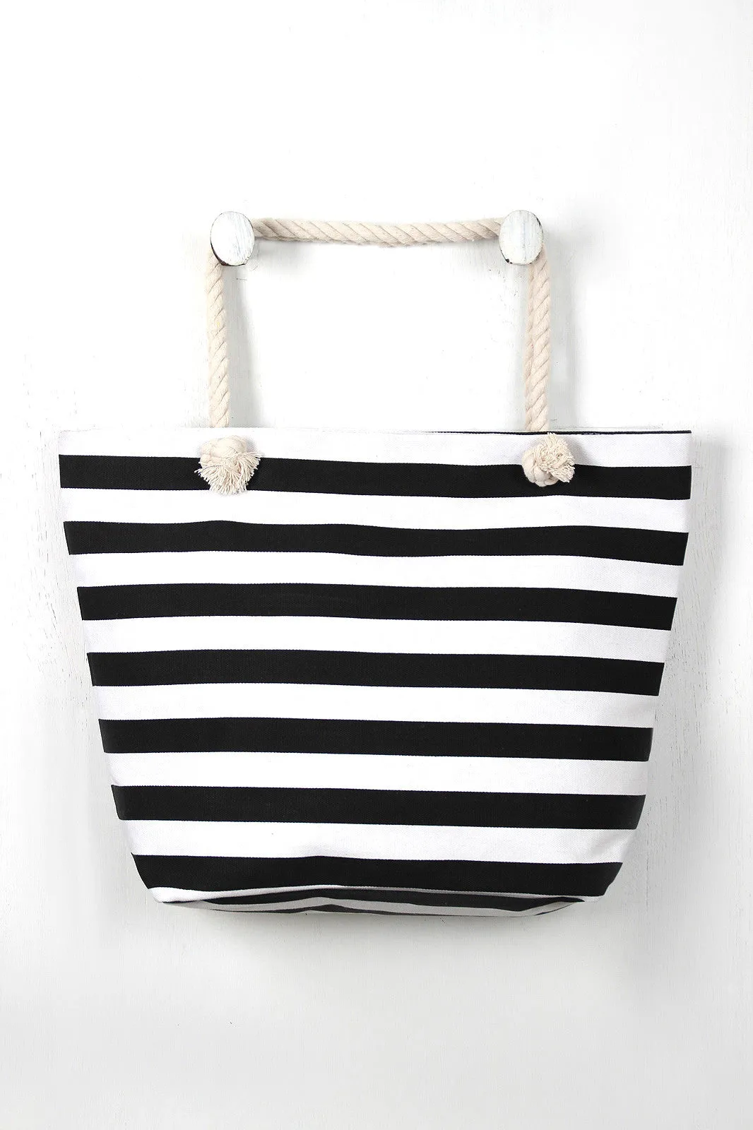 Beach Stripes Tote Bag