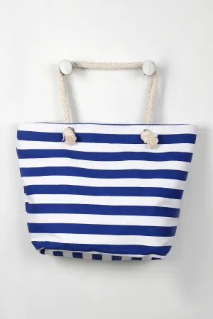 Beach Stripes Tote Bag