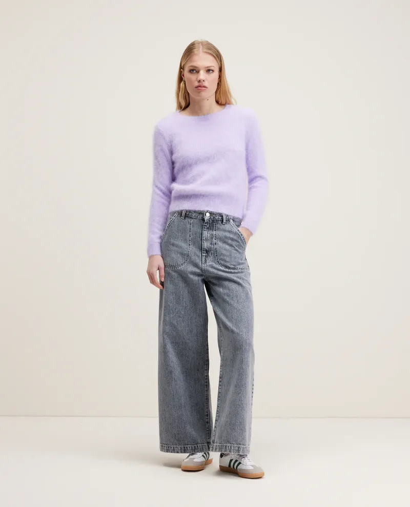 Bellerose Datti Bonbon Angora Crew Knit