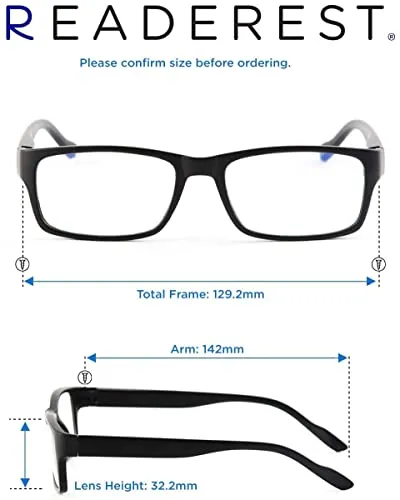 Blue Light Blocking Reading Glasses, Computer Glasses, Fashionable For Men And Women