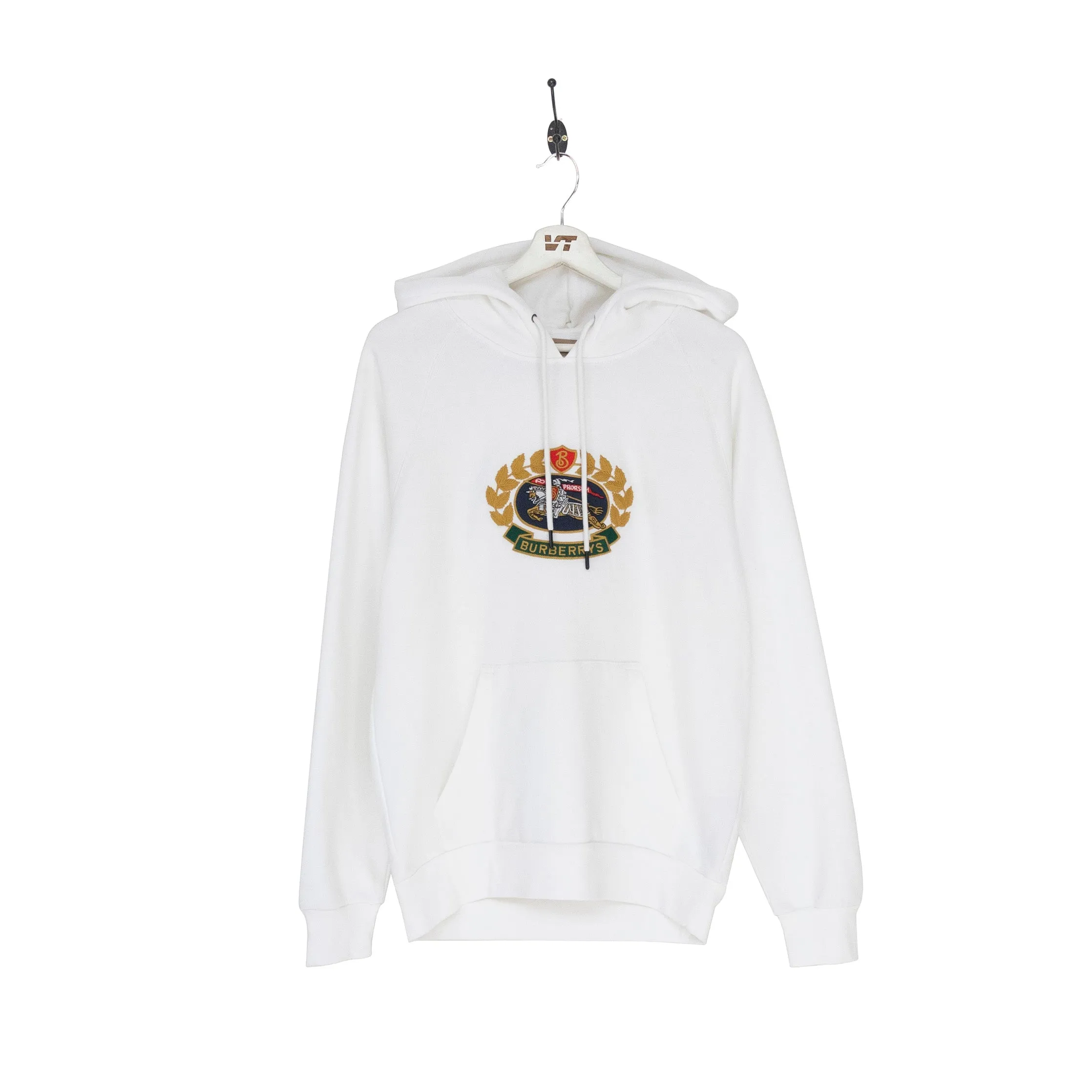 Burberrys Prorsum White Graphic Hoodie