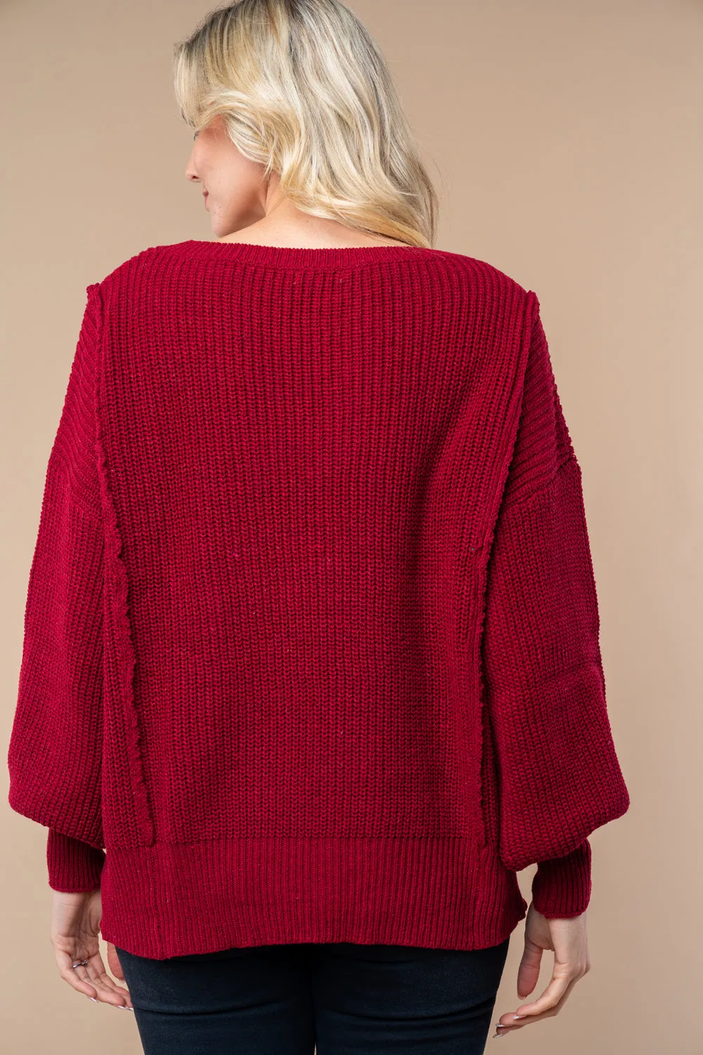 Burnt Red Sweater