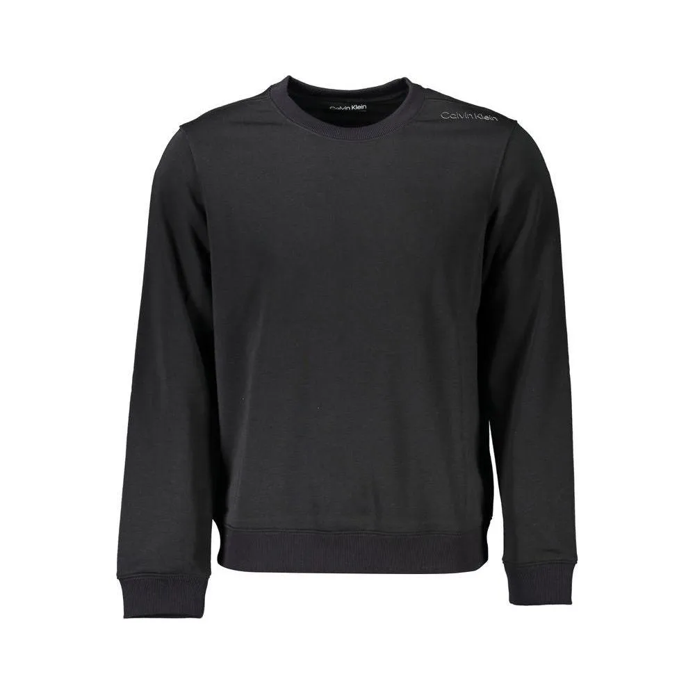 Calvin Klein Sleek Black Crew Neck Sweater