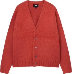 Cardigan Stussy Brushed Cardigan Red, red