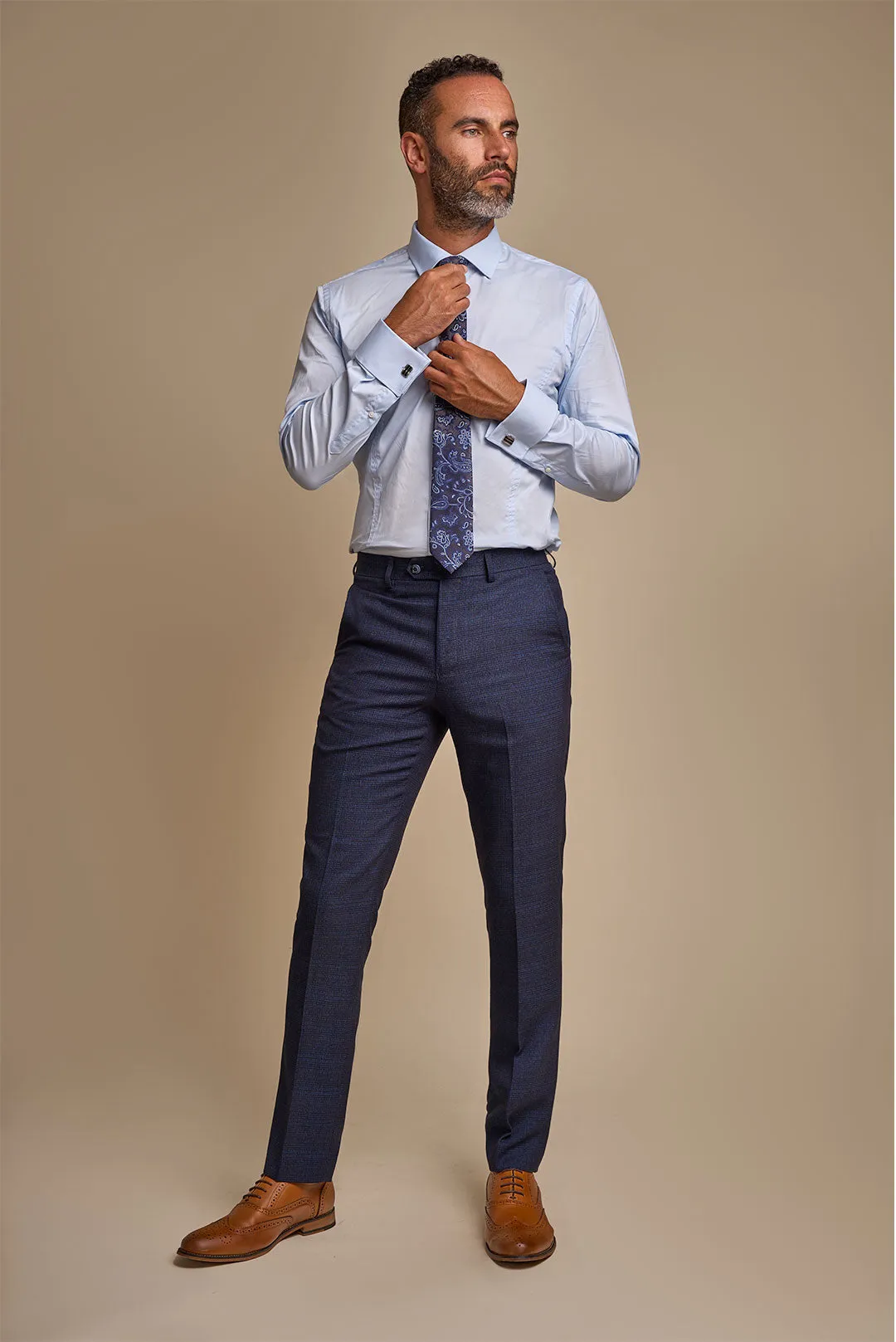 Caridi Navy Three Piece Suit