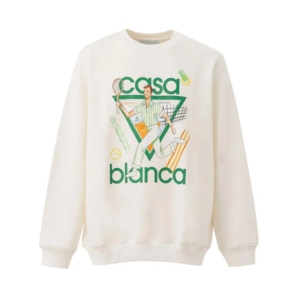 Casablanca White Cotton Sweater