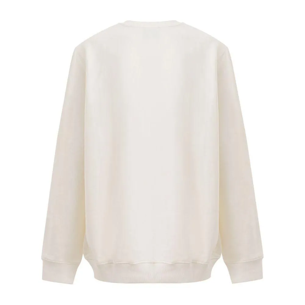 Casablanca White Cotton Sweater