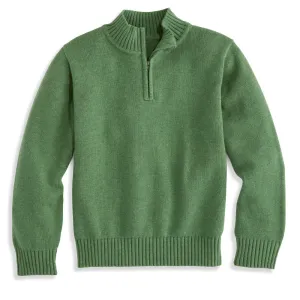 Cashmere Blend Half Zip Pullover