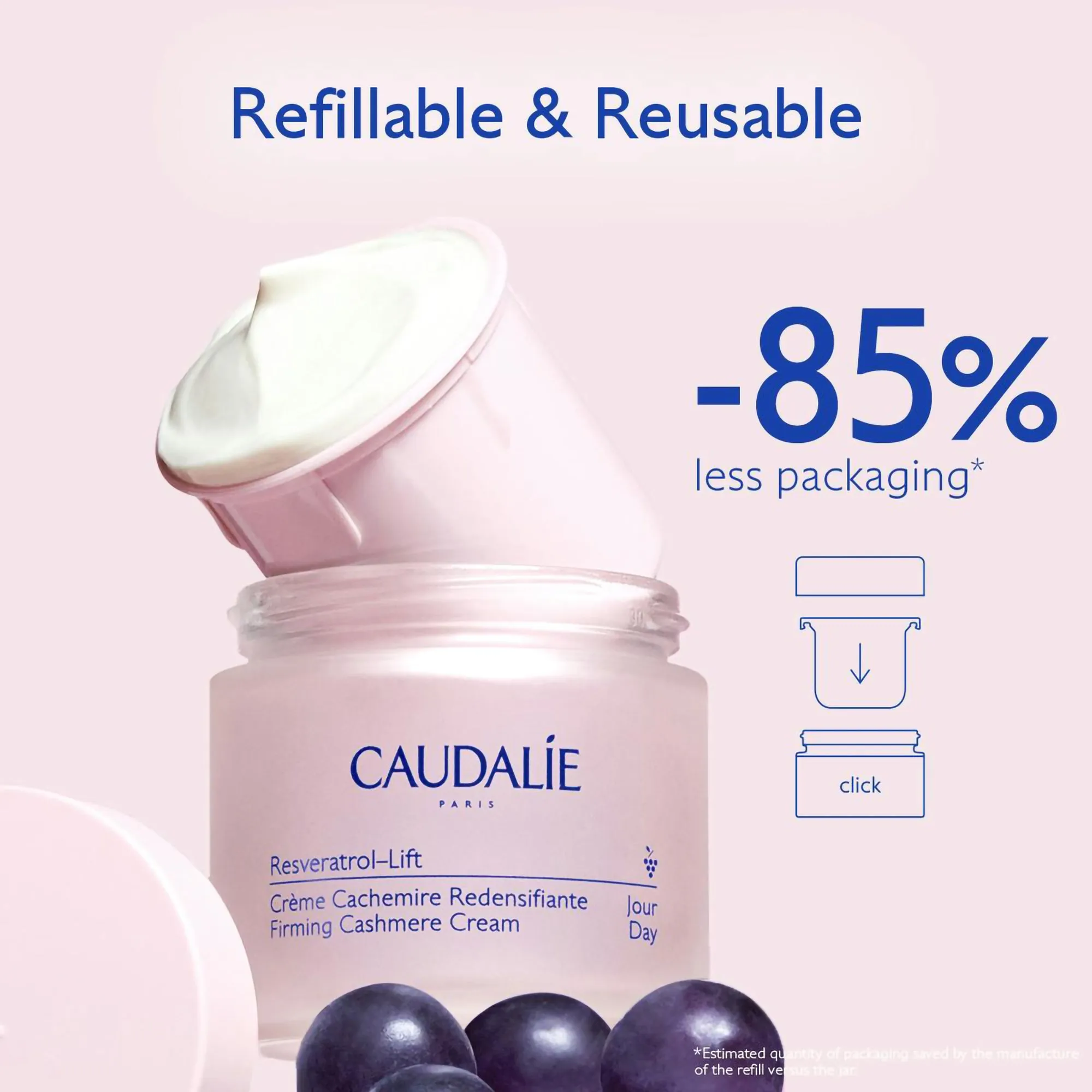 Caudalie Resveratrol-Lift Cashmere Cream Refill