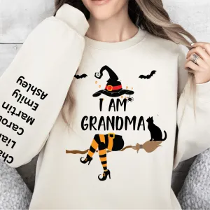 Custom Halloween Grandma Witch Sweatshirt