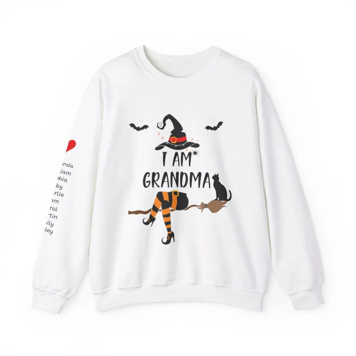 Custom Halloween Grandma Witch Sweatshirt