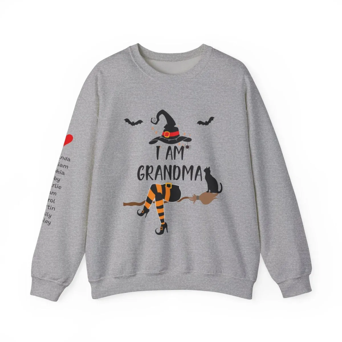 Custom Halloween Grandma Witch Sweatshirt