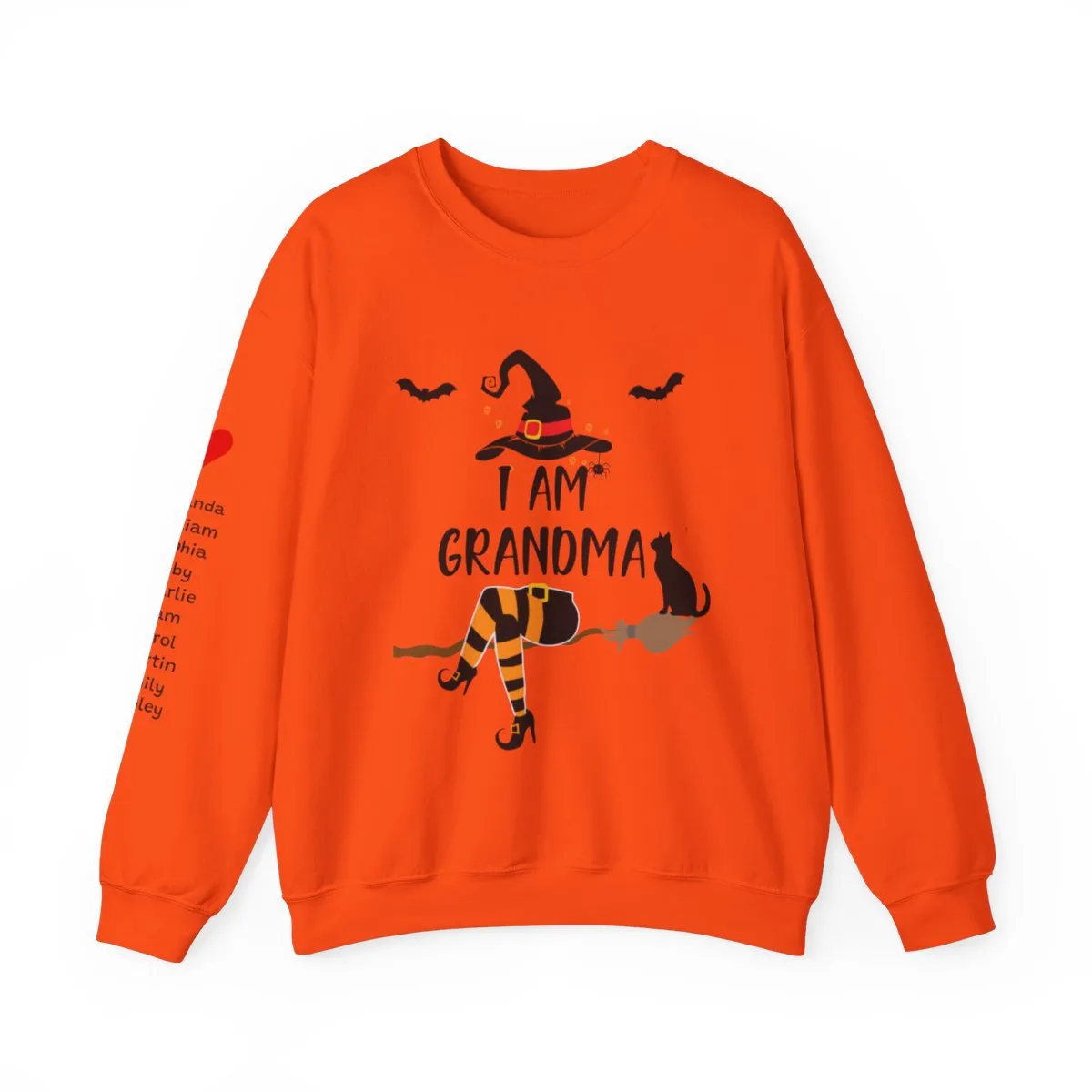 Custom Halloween Grandma Witch Sweatshirt