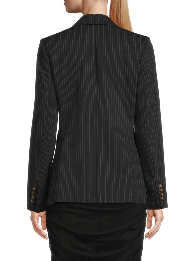 Dkny striped jacket, black