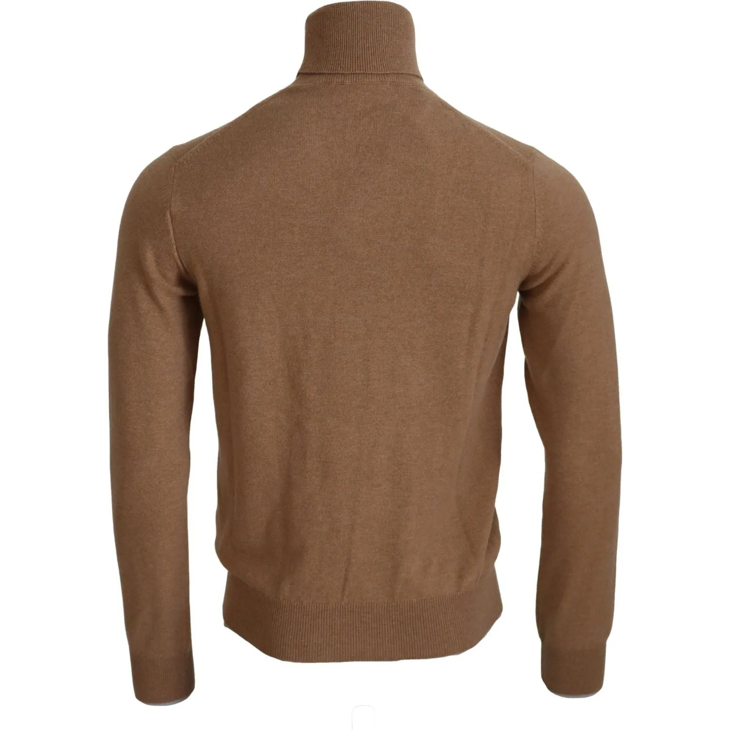 Dolce & Gabbana Beige Cashmere Turtleneck Pullover Sweater