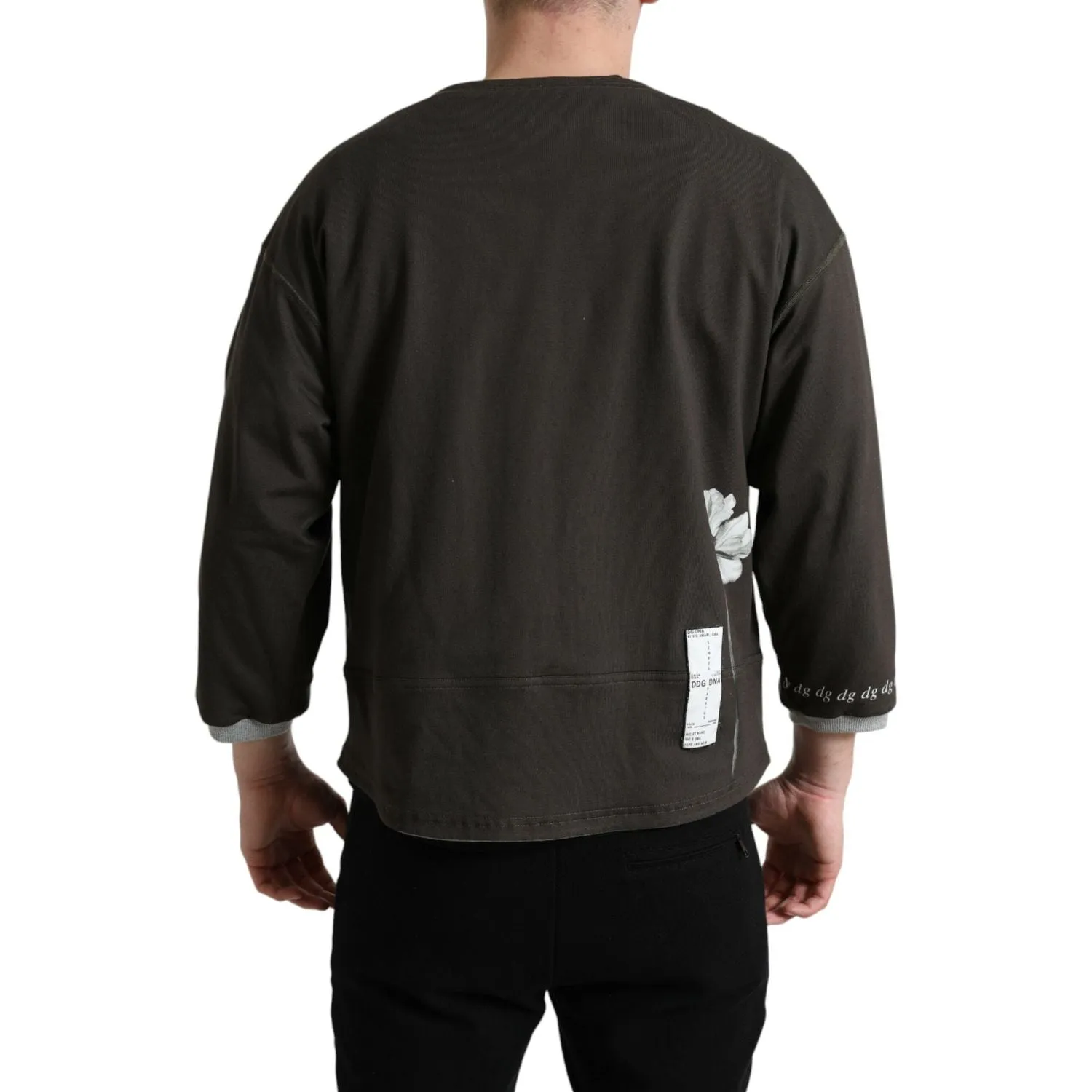 Dolce & Gabbana Elegant Cotton Crew Neck Pullover