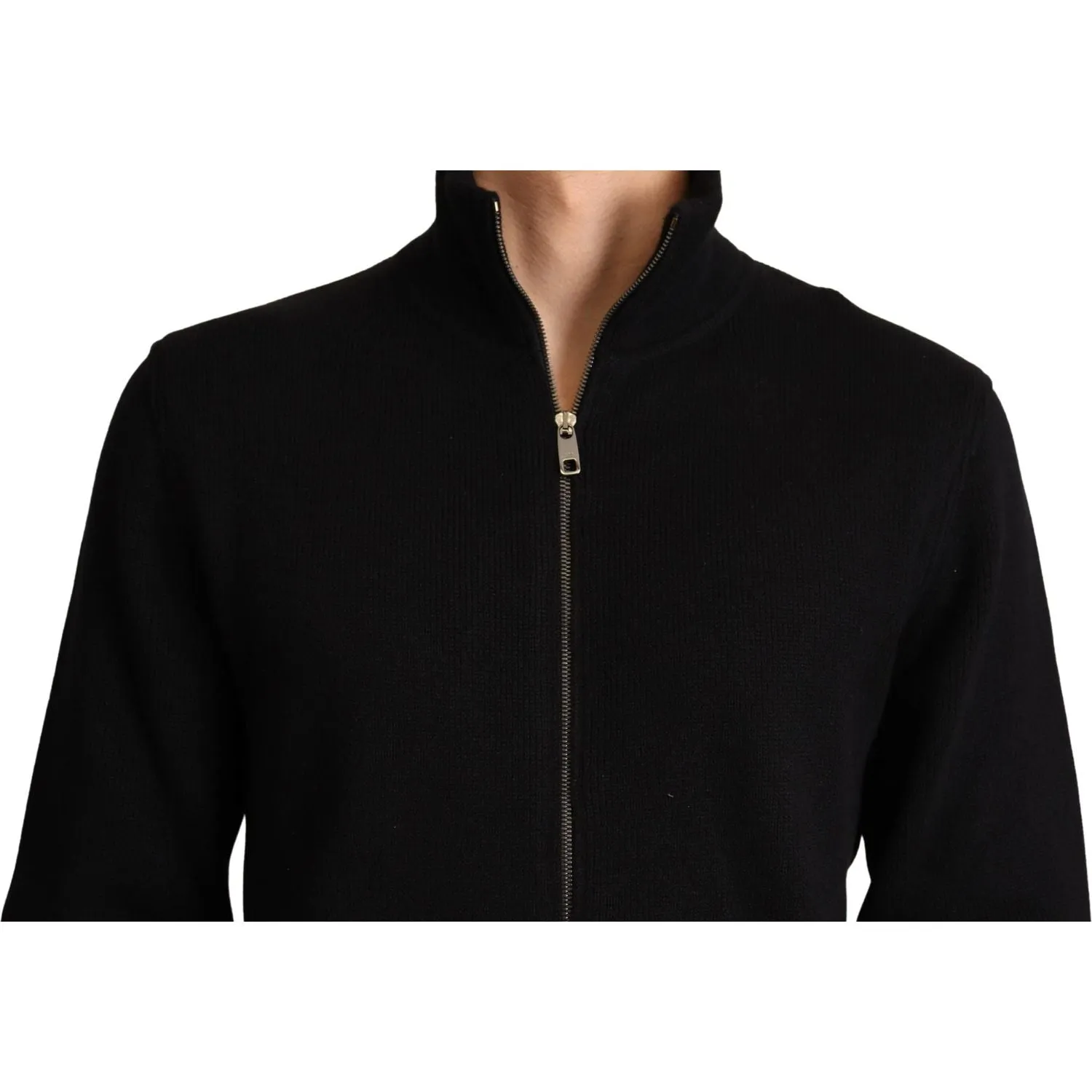 Dolce & Gabbana Elegant High Neck Cashmere Blend Sweater