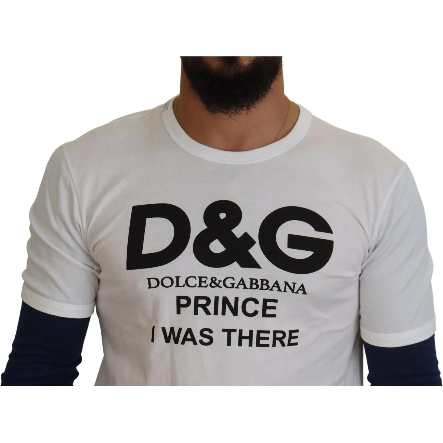 Dolce & Gabbana Elegant White Cotton Pullover Sweater