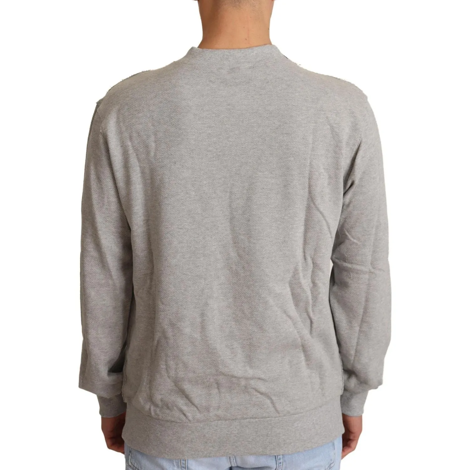 Dolce & Gabbana Sophisticated Gray Crewneck Sweater