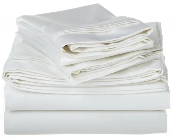 Egyptian Cotton 1500 Thread Count Solid Sheet Set Queen-White