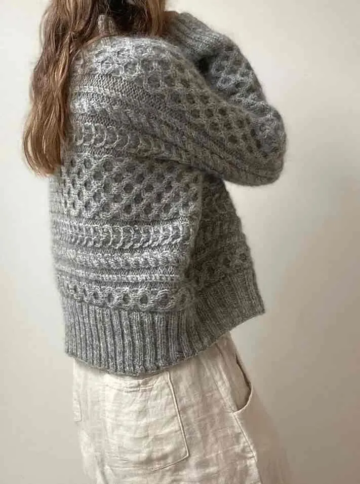 Eurus sweater fra Aegyo Knit, No 1   Silk Mohair garnpakke (uden opskrift)