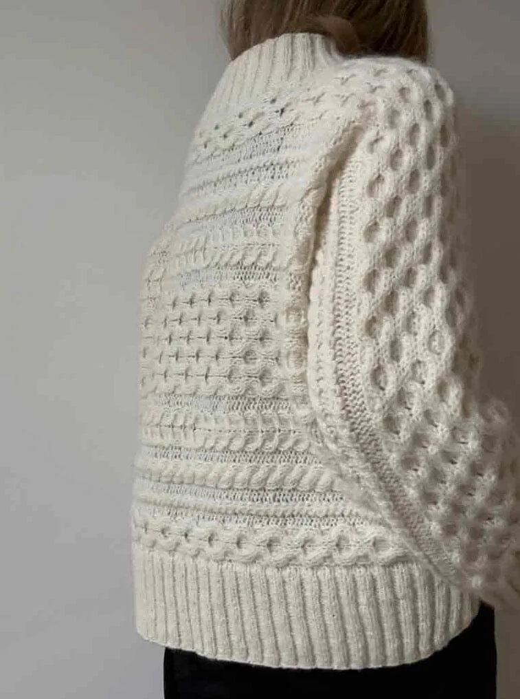 Eurus sweater fra Aegyo Knit, No 1   Silk Mohair garnpakke (uden opskrift)