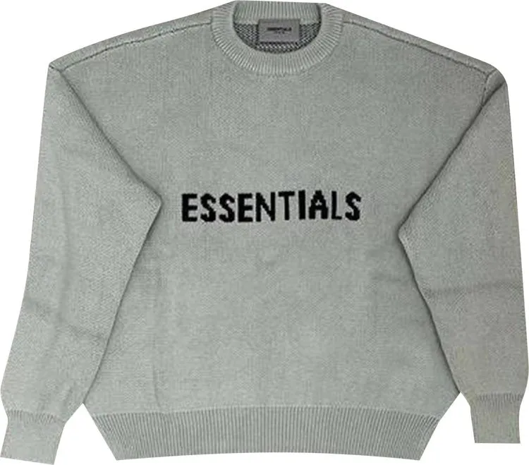 Fear of God Essentials x SSENSE Knit Sweater 'Concrete', gray