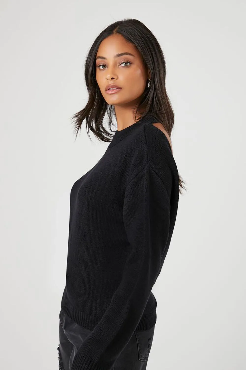 Forever 21 Backless Sweater, Black