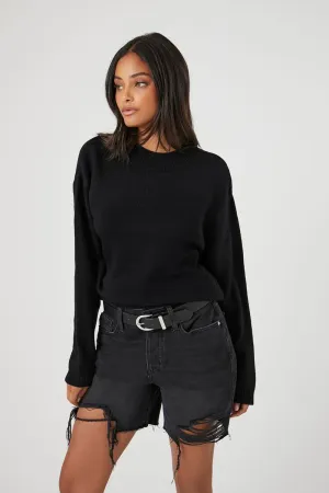 Forever 21 Backless Sweater, Black