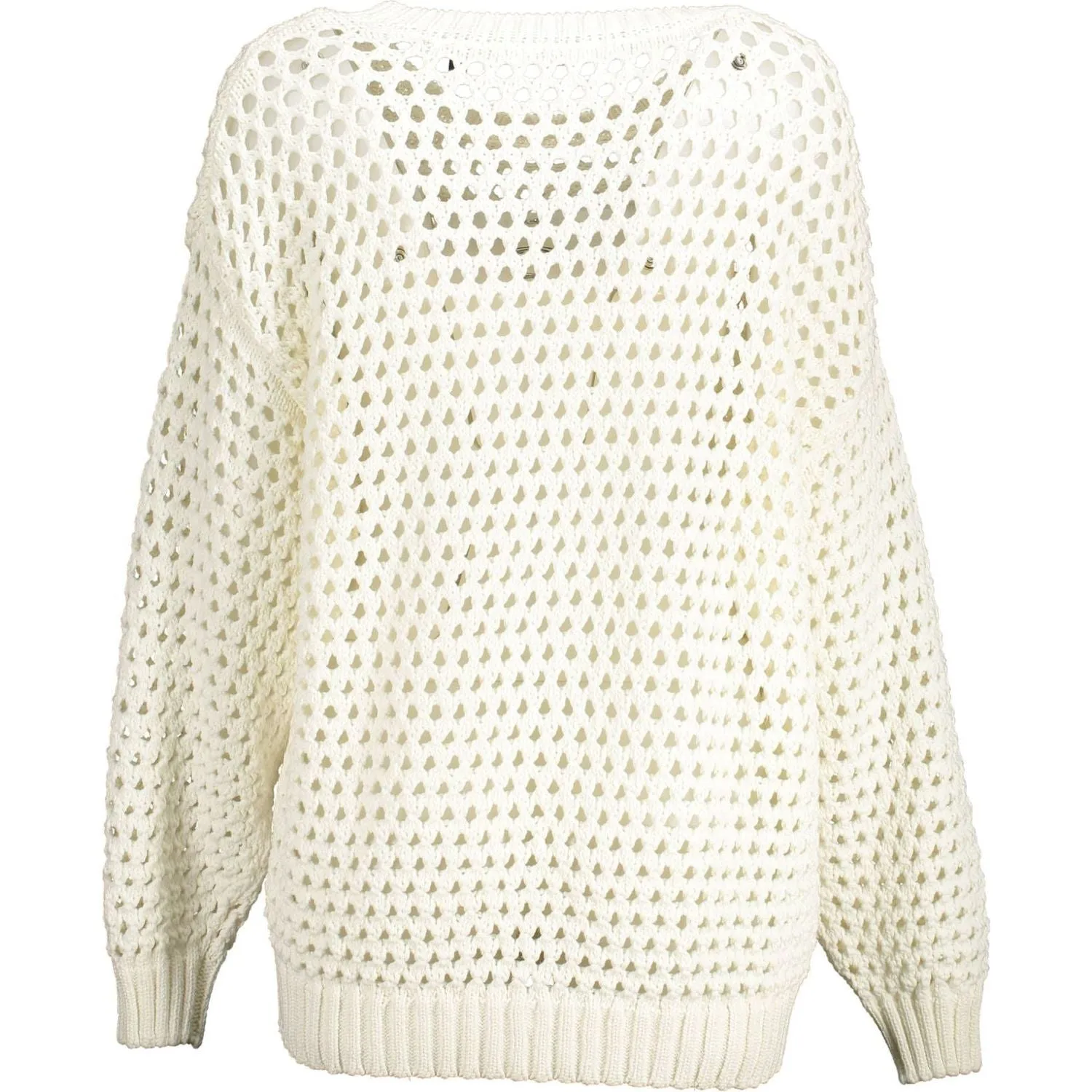 Gant White Cotton Women Sweater