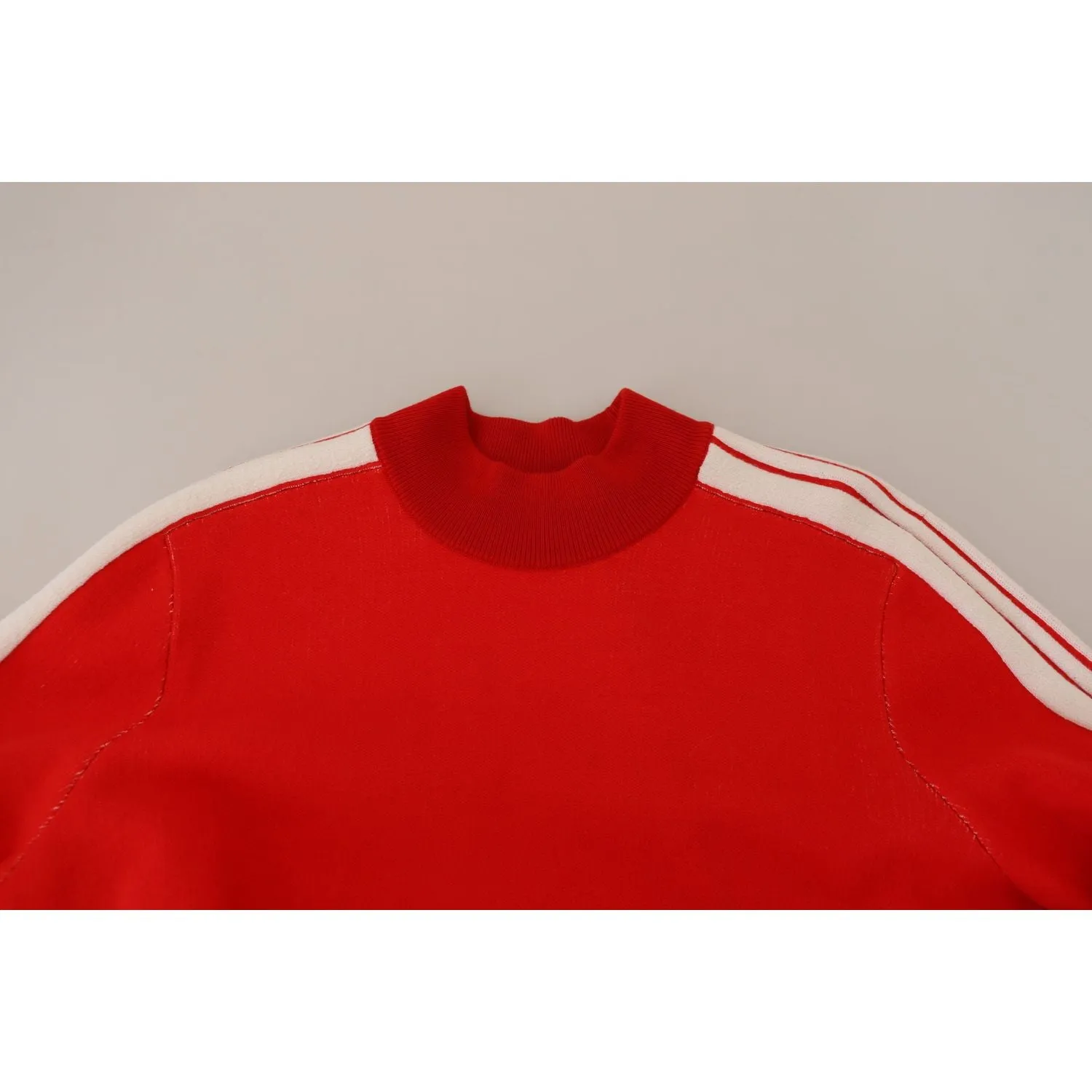 GCDS Elegant Red Pullover Sweater for Men