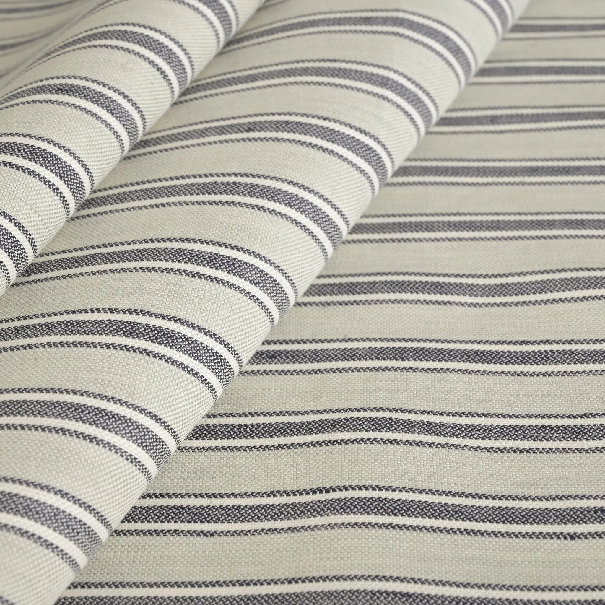 Grey Striped Cotton 98834