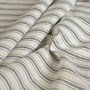 Grey Striped Cotton 98834