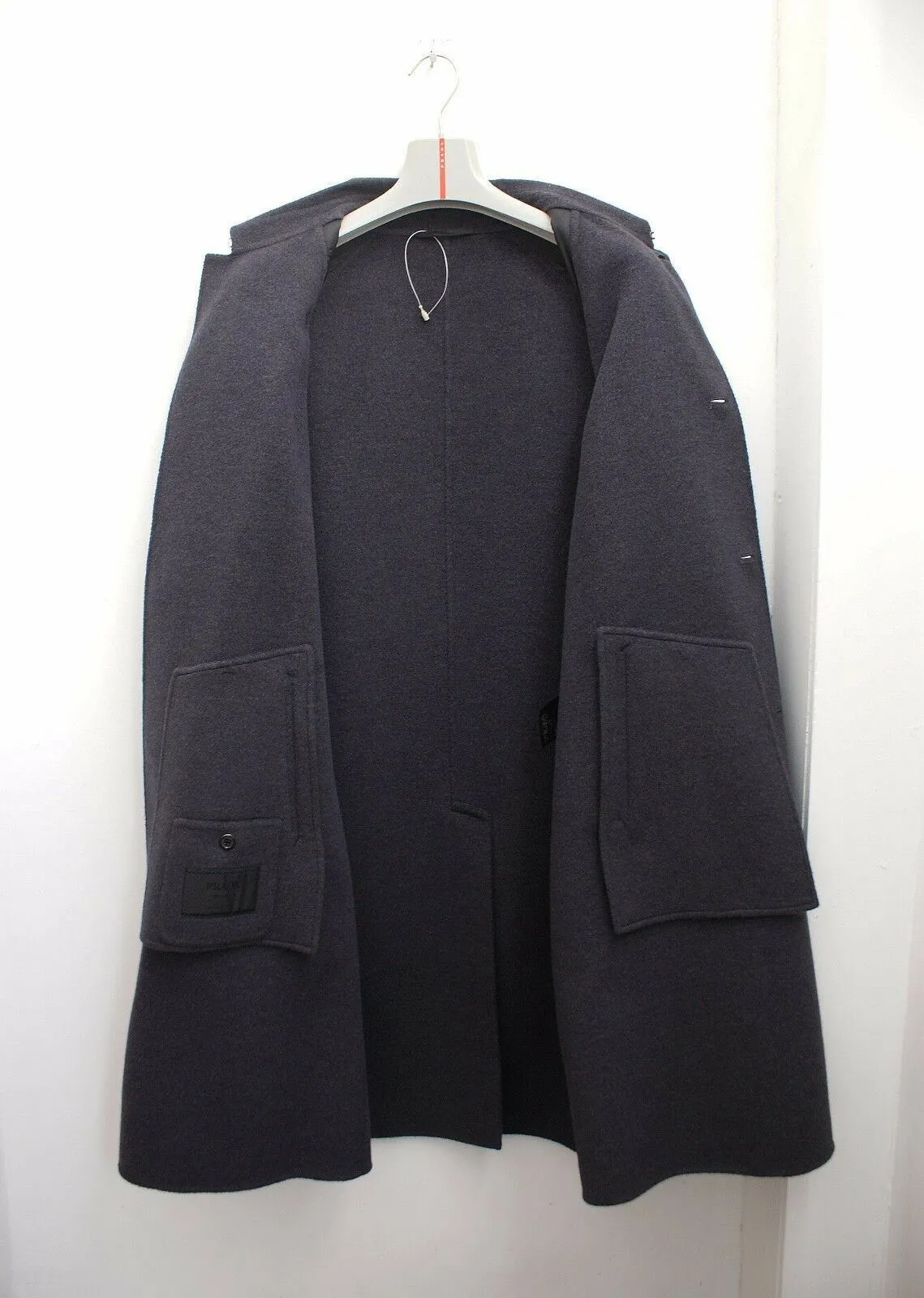 Heavy Wool & Angora Blend Overcoat