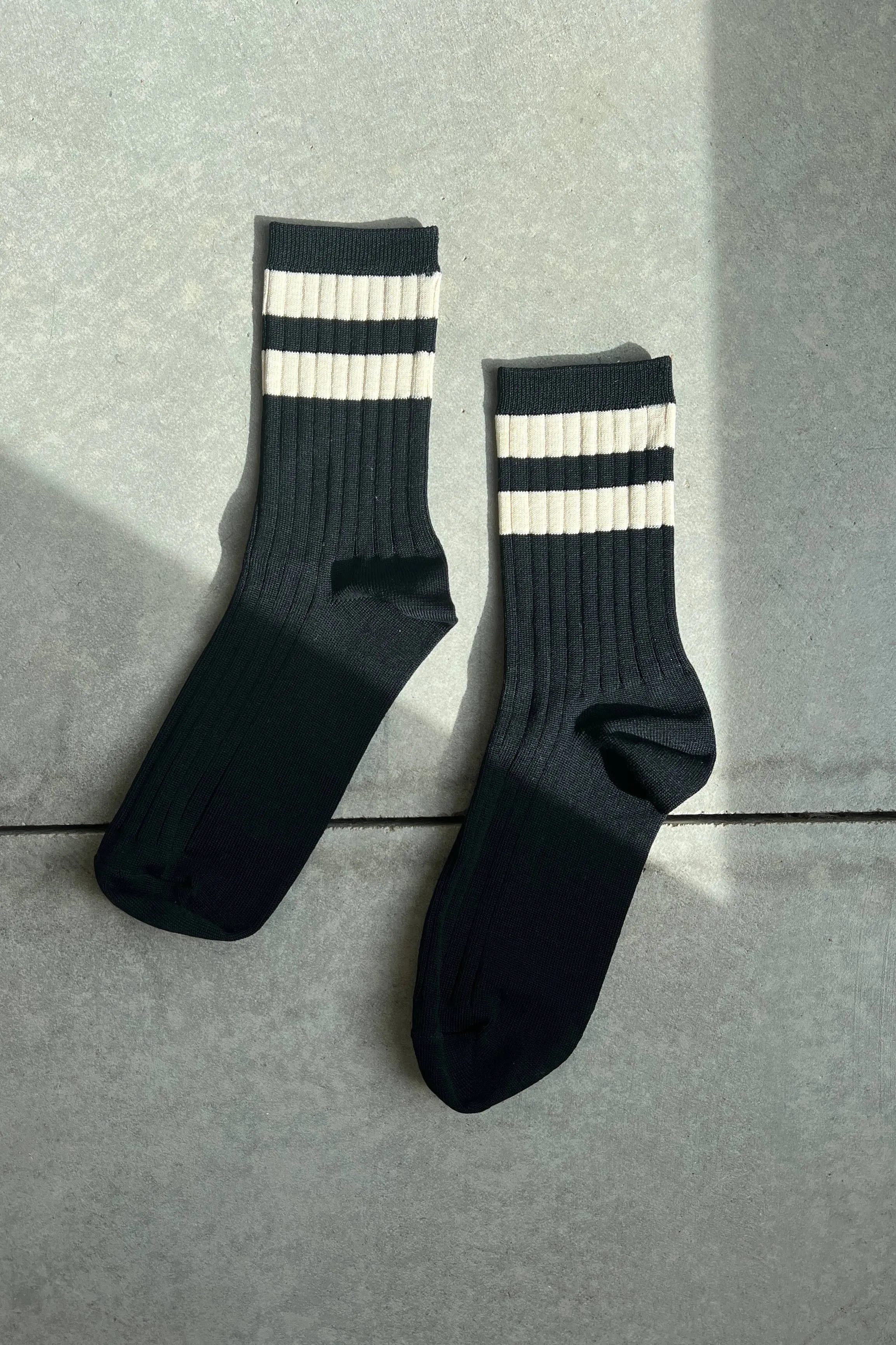 Her Socks (Varsity Black)