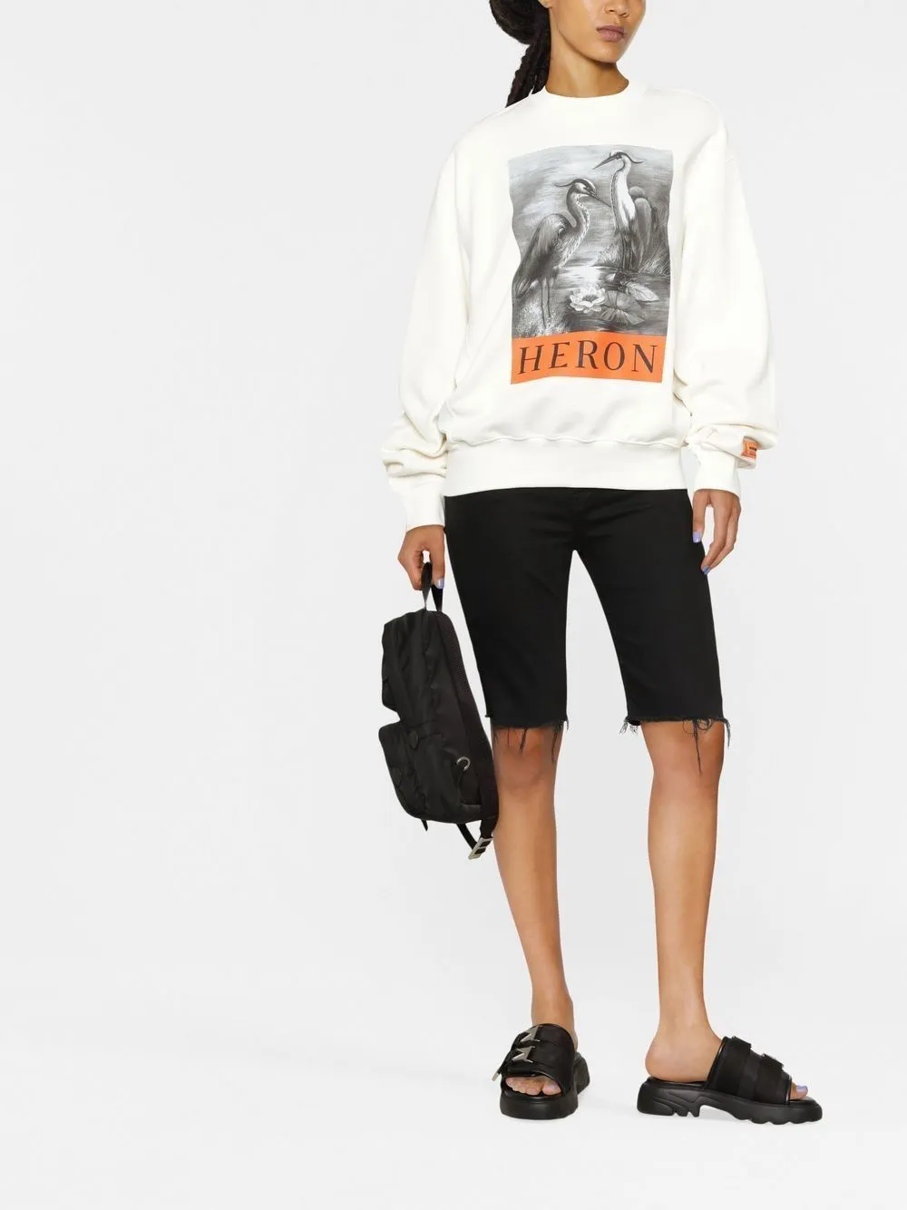 Heron Preston Sweaters White