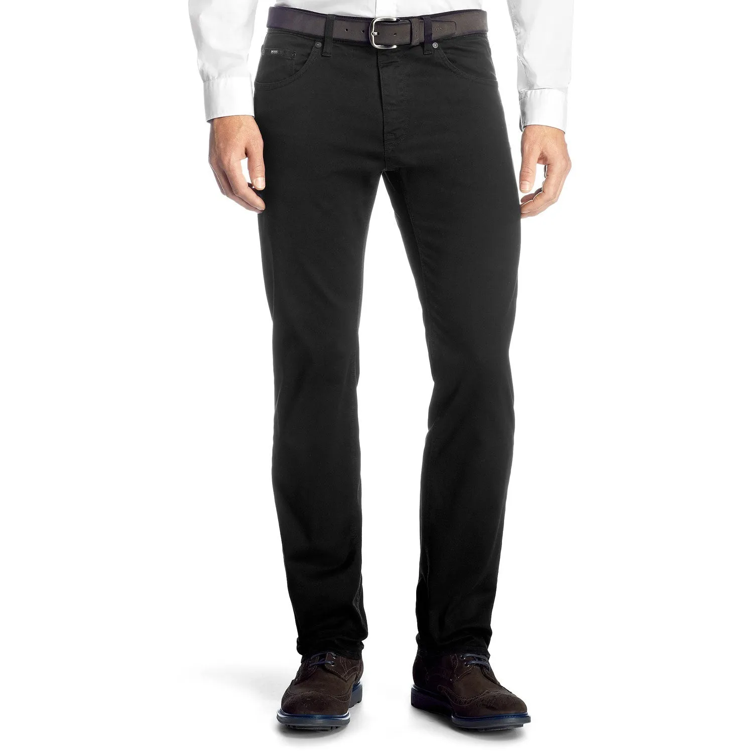 Hugo Boss Maine Regular Fit Jeans - Black