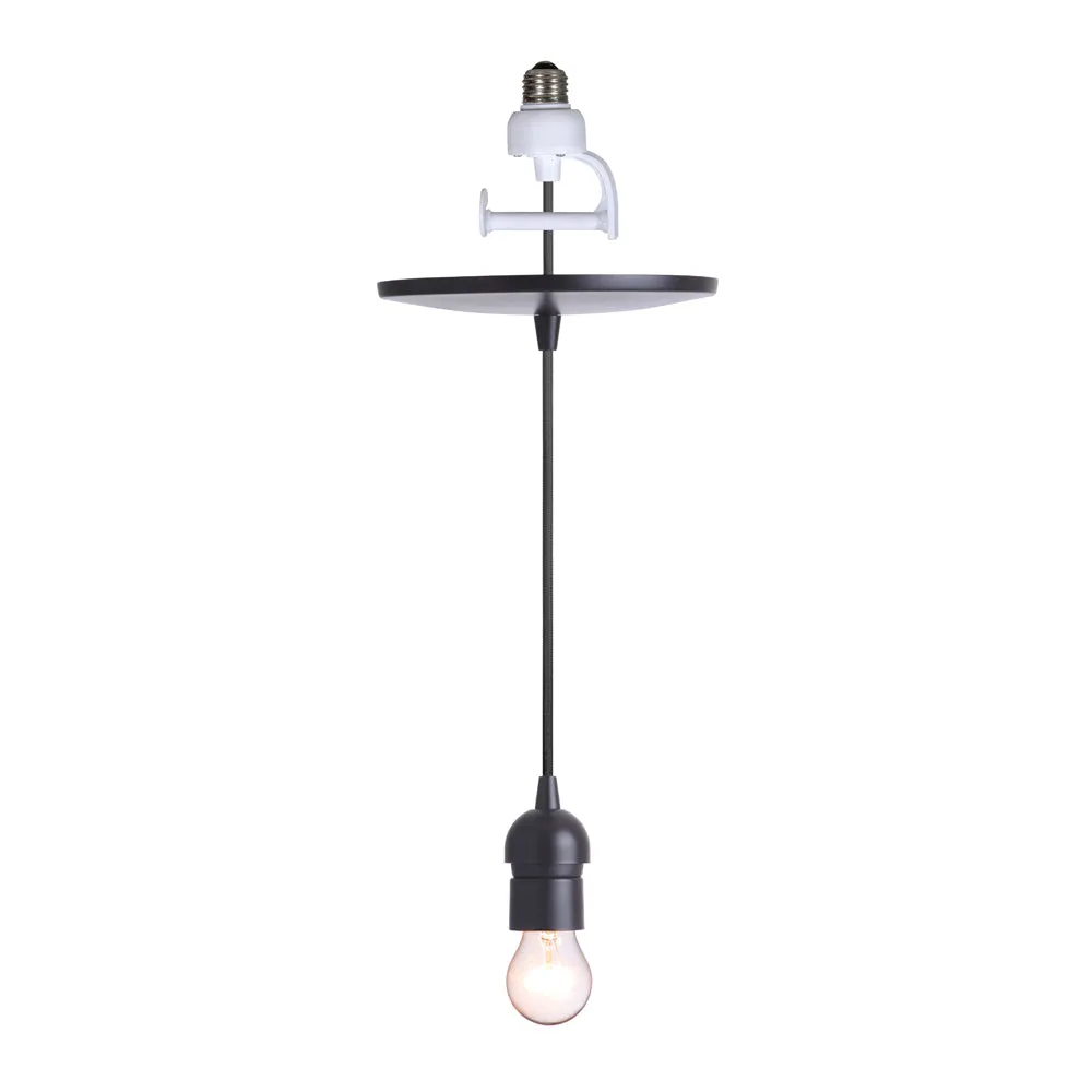 Instant Pendant Conversion Light Kit Adapter - Matte Black