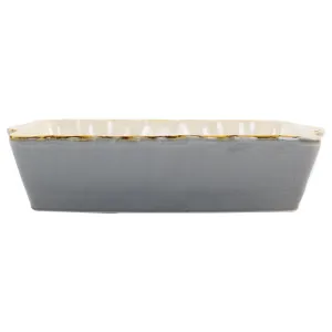 Italian Bakers Large Rectangular Baker - Gray