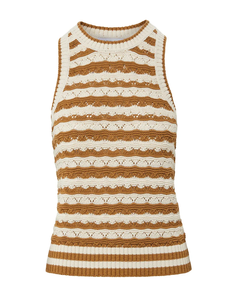 Jerrel Striped Knit Tank