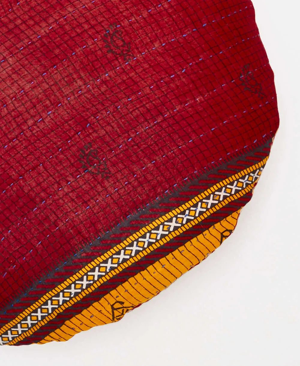 Kantha Round Pillow - No. 240214