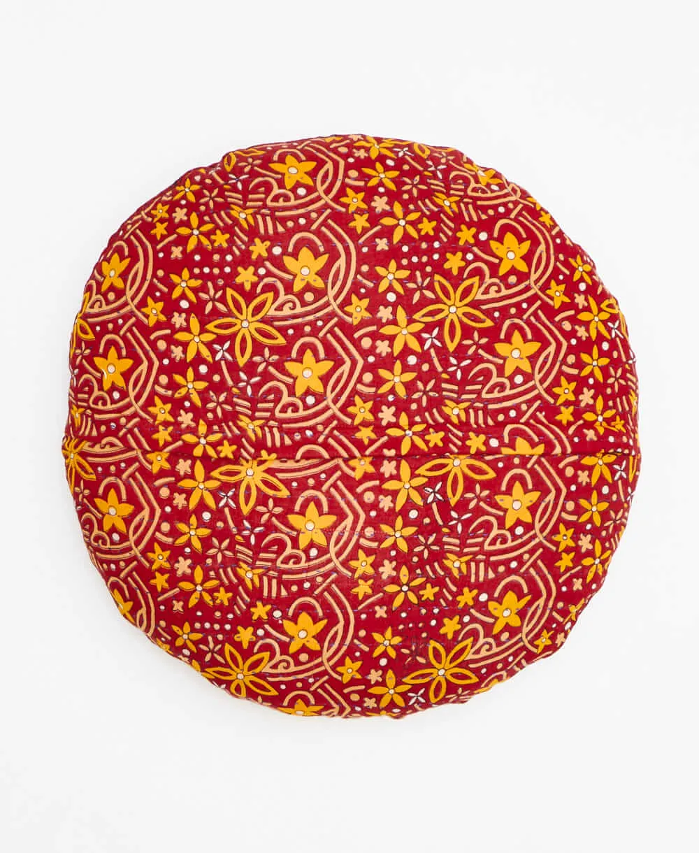 Kantha Round Pillow - No. 240214