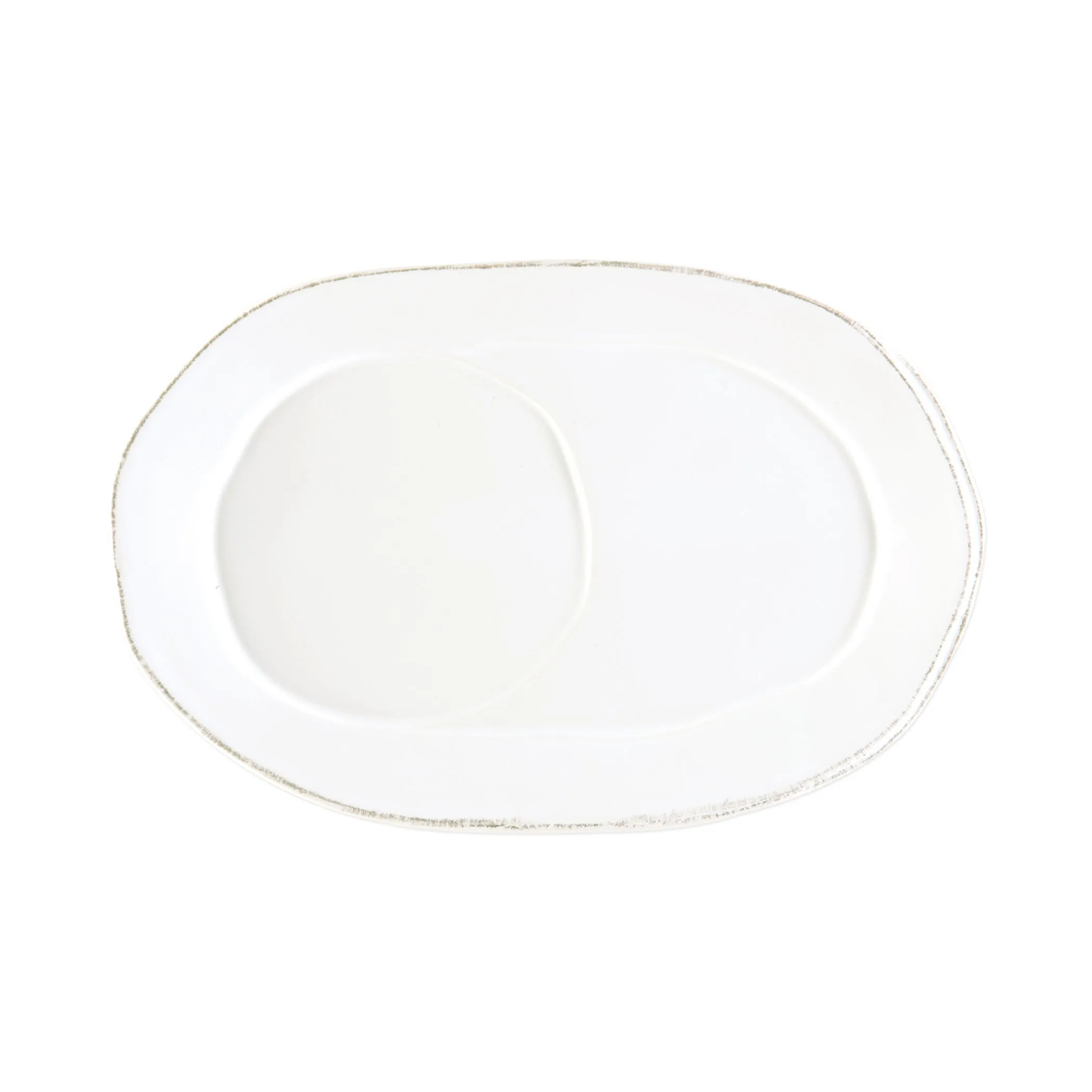 Lastra Oval Tray - Set of 4 - White